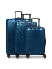 Redolz Essentials 18 2.0 4 Rollen Kofferset 3-teilig mit Dehnfalte metallic-blue shiny
