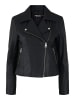 Pieces Lederjacke in Black 1