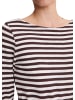 Marc O'Polo Ringel-Longsleeve regular in multi/ black cherry