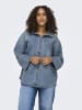 ONLY Carmakoma Jeanshemd in Medium Blue Denim