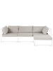 Beliani Kissenbezug SANO in Beige - (W) 76 x (H) 10 x (L) 76 cm