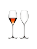 RIEDEL Glas 2er Set Rosé Weingläser Veloce in Transparent 347 ml in transparent