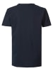 Petrol Industries T-Shirt mit Aufdruck Flowerbed in Blau