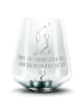 Mr. & Mrs. Panda Windlicht Glas Hund Liebe mit Spruch in Transparent