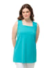 Ulla Popken Longshirt in tiefes aqua