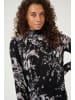Kaffe Bluse langarm KAamber Regular fit in Black/White Painted Flower