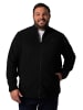Men Plus Fleecejacke in schwarz