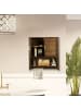 relaxdays 3tlg. Badschrank-Set in Braun