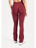 SMILODOX Schlaghose Leggings Aylin Scrunch in Bordeaux