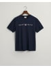 Gant T-Shirt in evening blue