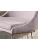 Angel Cerdá Stuhl 4182 in Grau/Rosa – (B)50 x (H)86 x (T)59 cm