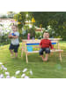 relaxdays Kindersitzgruppe in Natur - (B)89 x (H)50 x (T)86 cm