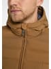 MO Herren Wattierte Winterjacke in Dunkelsand