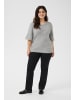 KAFFE curve Strickpullover KCemilia in Grey Melange