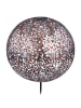 Globo lighting Solarleuchte "SOLARLEUCHTE METALL SILBERFARBEN, 1XLED" in silver