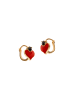 myMo Women Chain Necklace in Red Black