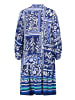 Betty Barclay Stufenkleid mit 3/4 Arm in Dunkelblau/Weiß