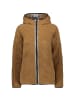 cmp Jacke Teddy Hoodie in Braun