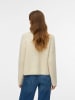 Vero Moda RIB LS V-NECK PULLOVER in Birch