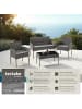 tectake Rattan Gartenset für 4 Personen, Sofa 250 kg, je Sessel 120 kg