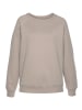 LASCANA Sweatshirt in hellbraun