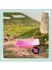 relaxdays Kinder-Schubkarre in Rosa/ Schwarz