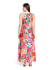 Vera Mont Blumenkleid mit Print in Yellow/Pink