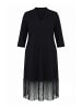 Ulla Popken Midikleid in schwarz