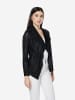 KOROSHI Offene jacke fÃ¼r damen im leder-look. in Schwarz