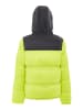 cosimon Damen Wattierte Steppjacke in Saure Limette Schwarz