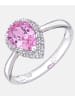 Diamant L'éternel Verlobungsring aus 375 Weißgold mit Diamant mit Saphir