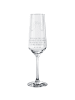 Mr. & Mrs. Panda Sektglas Pinguin Liebe mit Spruch in Transparent