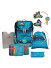 DerDieDas ErgoFlex LED Schulranzen-Set 5tlg. in Rainbow Star