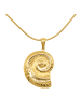 Steel_Art Halskette mit Muschel Anhänger Velina goldfarben in goldfarben