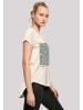 F4NT4STIC Long Cut T-Shirt Leo Grün in Whitesand