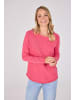 LIEBLINGSSTÜCK Rundkragen Langarmshirt für Damen in rot