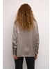 Kaffe Langarm - Hemd KAdonna Baggy fit in Steeple Gray/Black Dot