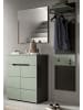 Inn.Furn Garderobe-Set Salbei und grau, Garderobe 3-teilig, 140 x 190 cm, Soft-Close