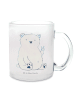 Mr. & Mrs. Panda Teetasse Eisbär Faul ohne Spruch in Transparent