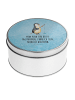 Mr. & Mrs. Panda Aufbewahrungsbox Pinguin Angler mit Spruch in Eisblau