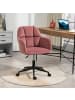 Vinsetto Bürostuhl-58L x 58,5B x 78-86H cm-Rosa
