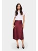 SAINT TROPEZ Rock HafiaSZ Gerade Passform in Burgundy