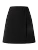 More & More kurzer, schmaler Rock, Wickeloptik in black
