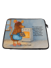 Mr. & Mrs. Panda Laptop Tasche Maus Kekse Design mit Spruch in Weiß