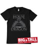 House Of The Dragon T-Shirt "Big & Tall T-Shirt" in Schwarz