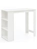 FineBuy Bartisch in Weiß / Spanplatte / 0x0x0
