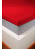 bellana jersey Spannbetttuch Bellana Edel-Elastic-Jersey Topper in rot