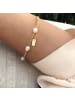 Ailoria SHIZUKA Armband gold/weiße Perle in weiß