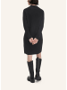 Hessnatur Strick Kleid in schwarz