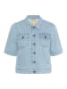 CULTURE Jeansjacke CUmilky Slim fit in Blue/White Stripe